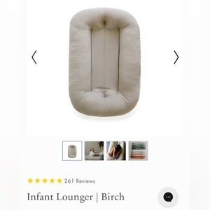 Snuggle me baby lounger